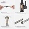 Kibi Circular Single Handle Pull Down Kitchen & Bar Sink Faucet with Soap Dispenser C-KKF2011MB-KSD100MB - alternate 8